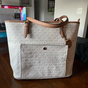 Neutral Michael Kors purse